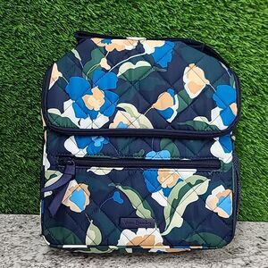 Vera Bradley Performance Twill Crossbody Lunch Tote - Immersed Blooms